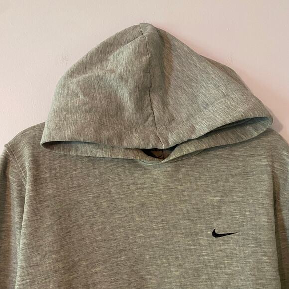 Nike Men's size Small Gray Hoodie Sweatshirt Streetwear 90s Y2K Vintage - Picture 2 of 9